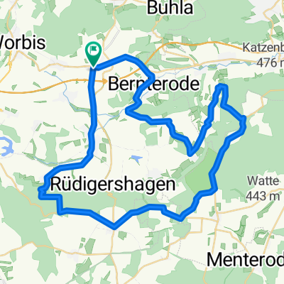 Eichsfelder Becken- und Dünradrunde für MTB
