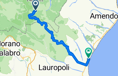 Route in der Bikemap App öffnen