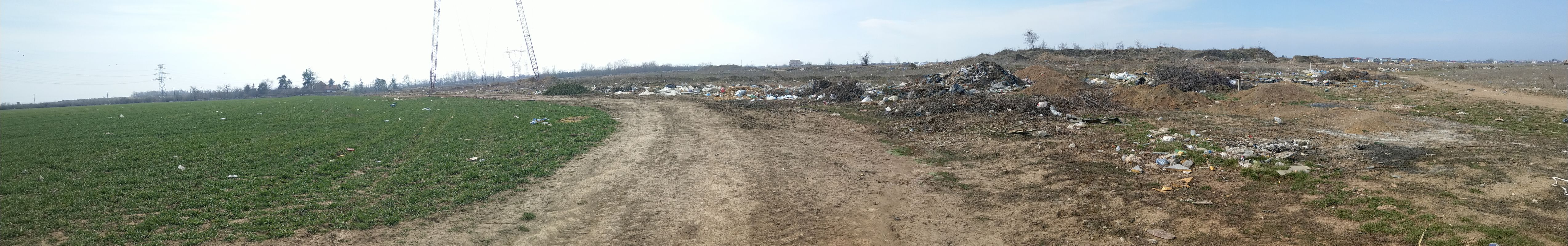 prin bragadiru in praf si gunoaie