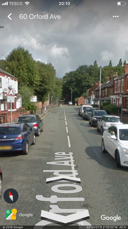 Snail-like route in Warrington