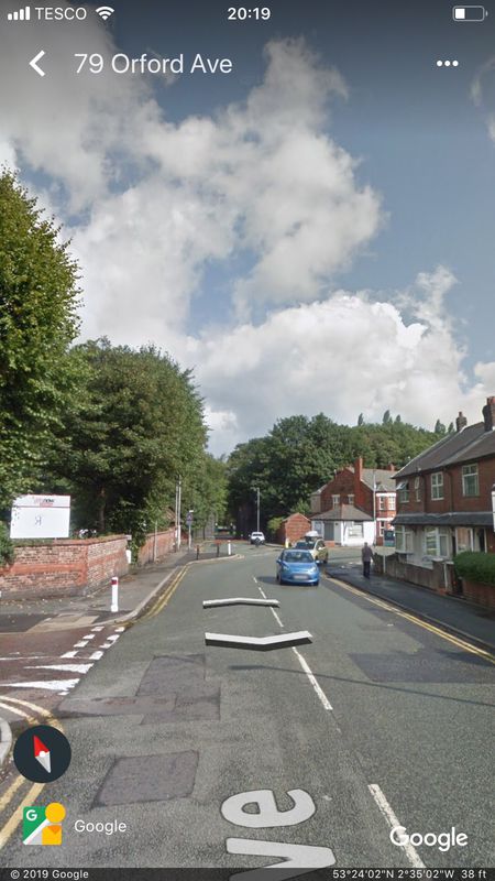 Snail-like route in Warrington