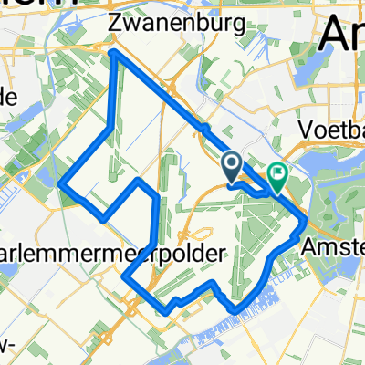 rondje Schiphol vanaf P40 40km