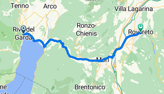 Map 10 - Riva Del Garda to Rovereto