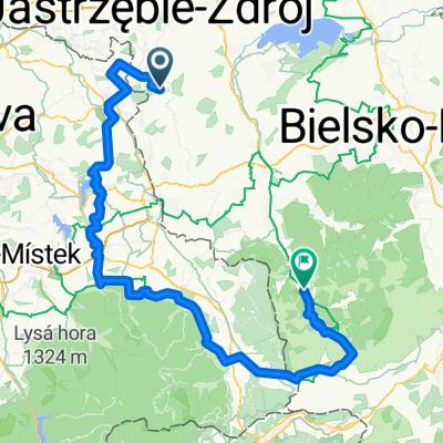 Zebrzydowice -Wisła przez Czechy