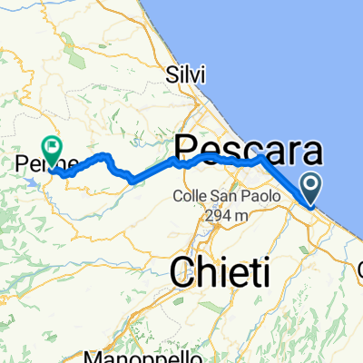 Francavilla naar Penne