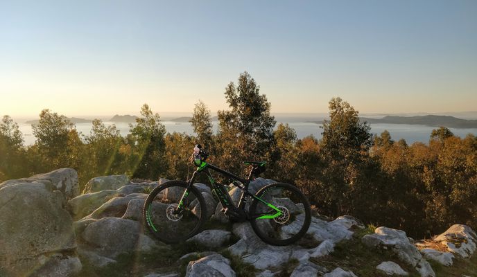 Foto 2 de la ruta de Bikemap "Ruta : vigo - chan de brito - vigo."