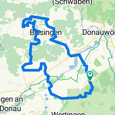 Lauterbach - Brachstadt - Tuifstädt - Schwennenbach - Thürheim - Lauterbach