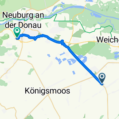 gemütlich nach Neuburg an der Donau