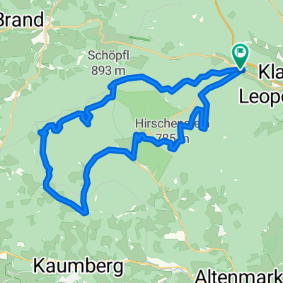 Schöpfl - Strecke