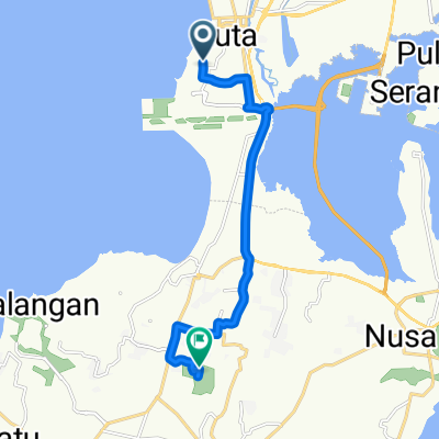 Snail-like route in Badung