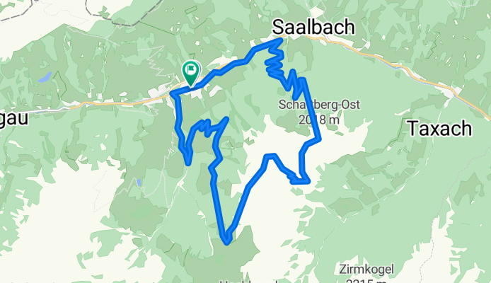 Bärenbach Runde Saalbach Hinterglemm