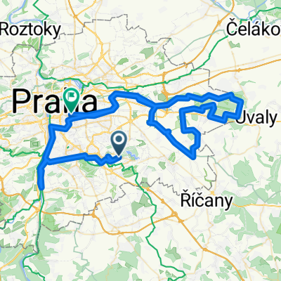 Klánovický les a Jíťou a Harvou