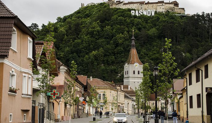 Photo 2 of the Bikemap route "Brasov - Rasnov - Brasov"