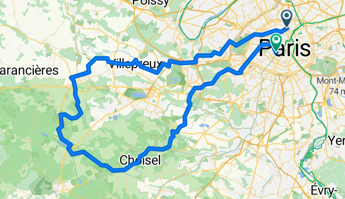 Chevreuse - Mesnuils - Etangs de Hollande