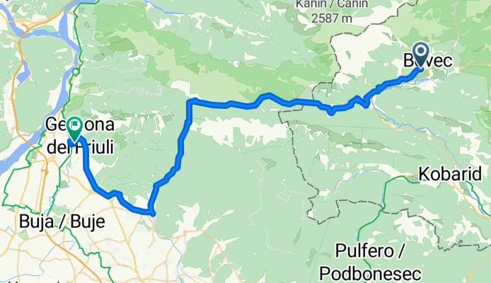 Bovec - Gemona del Friuli