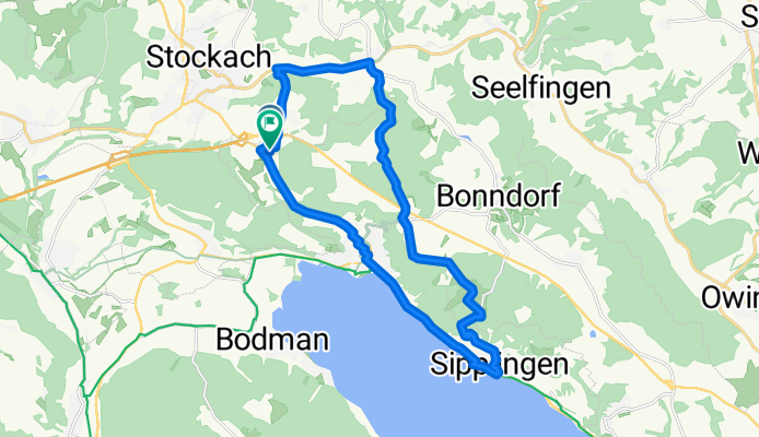 Stockach - Winterspüren - Haldenhof - Sipplingen - Ludwigshafen - Stockach