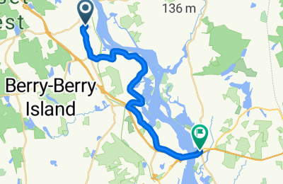 Route in der Bikemap App öffnen