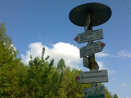 Punto saliente 5 lungo il percorso Bikemap "Uherské Hradiště-Kněždub a zpět. 9/5/2010" Punto saliente 5 lungo il percorso Bikemap "Uherské Hradiště-Kněždub a zpět. 9/5/2010"