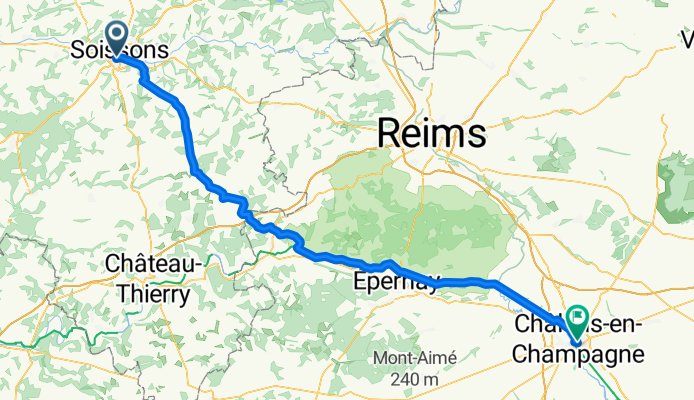 Wednesday 22 May-Day 3 : Soissons to Chalons-en-Champagne