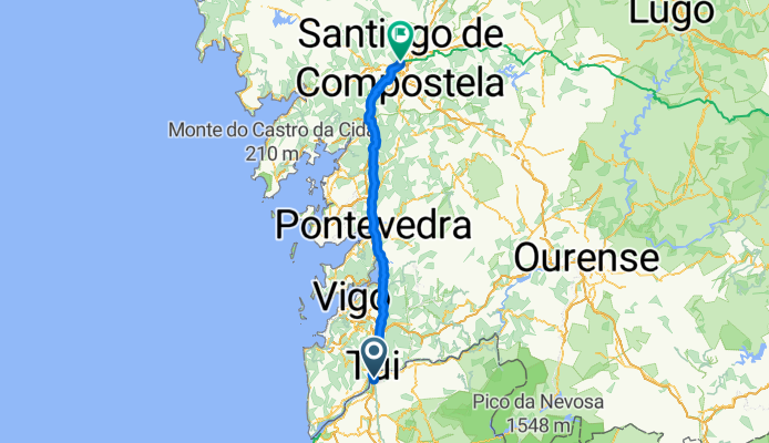 Etapa 7, 8, 9, 10  Porto/Santiago de Compostela