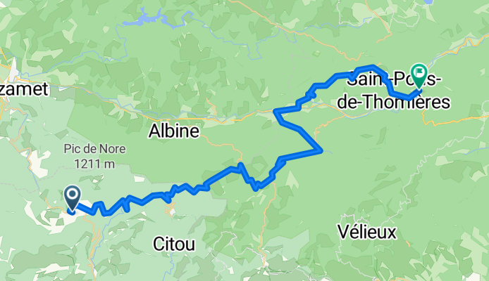 Pradelles-Cabardès - Saint-Pons-de-Thomières