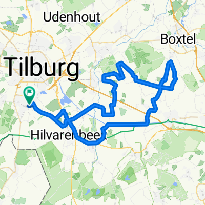ONO 65 - Goirle - Natuurpoort De Reuselhoeve - Rosepdreef - Niet over de Campina - Lennisheuvel - De Mortelen - Spoordonk - Kanaal - Haghorst - Diessen - Goirle