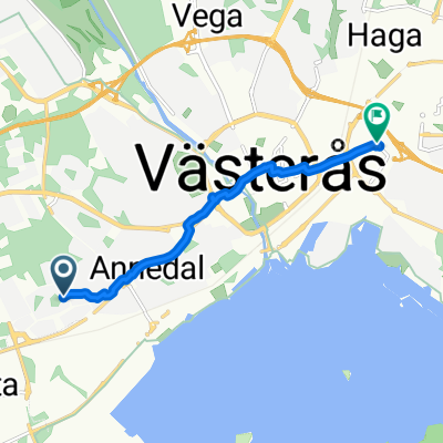 stormy ride in Västerås