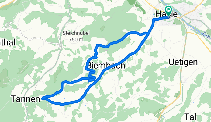 Open this route in Bikemap Web