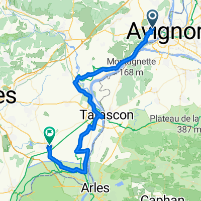 Via Rhòna; 7ème Etappe; Avignon à Bellegarde