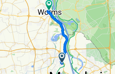 Route in der Bikemap App öffnen