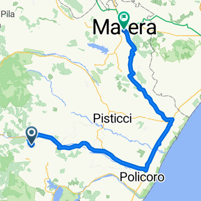 6°  tappa  Aliano - Craco - Scanzano Jonico - Matera