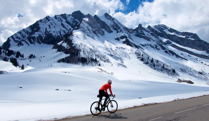 Photo 2 of the Bikemap route "3 Cols:  Plan Bois, Croix Fry, and Aravis"