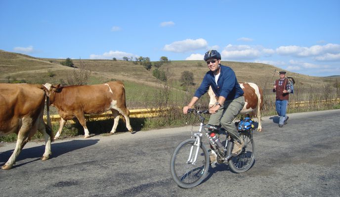 Photo 1 of the Bikemap route "bike - Fagaras Agnita Biertan"