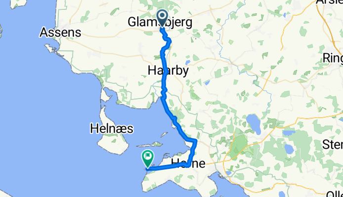 Glamsbjerg-Bøjden (30km - 1:50hr)