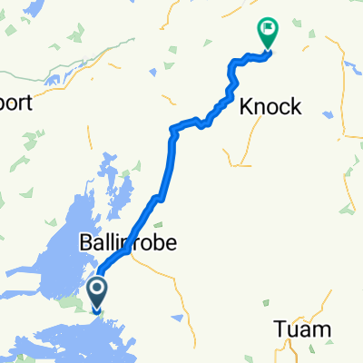 Cong to Kiltimagh to south of Midfield