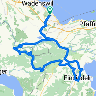 Richterswil - Höhronen - Einsiedeln