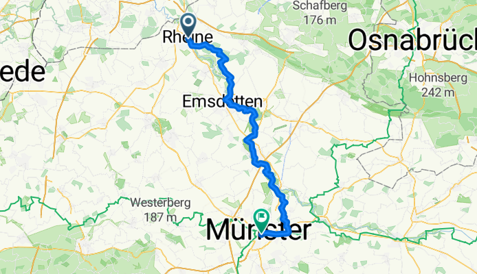 Rheine - Münster, 65,5 km