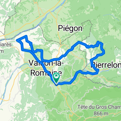 Crestet - Propiac - Puyméras - Villedieu