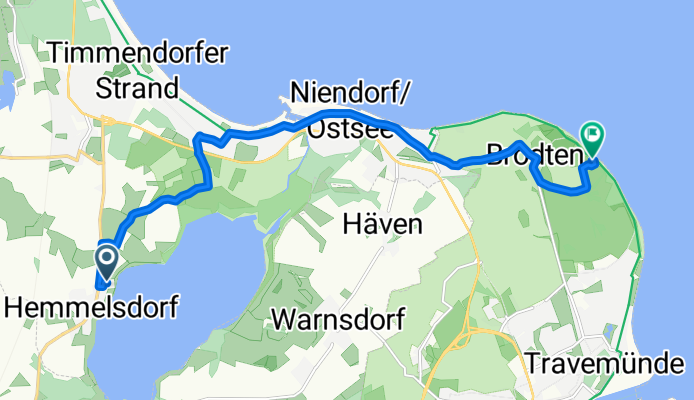 Timmendorf brodtener Steilküste