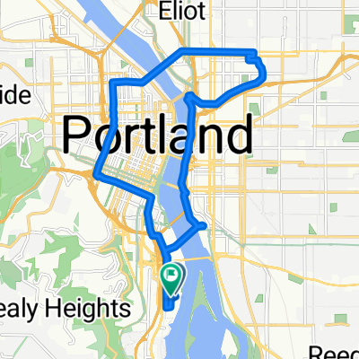 Steady ride in Portland