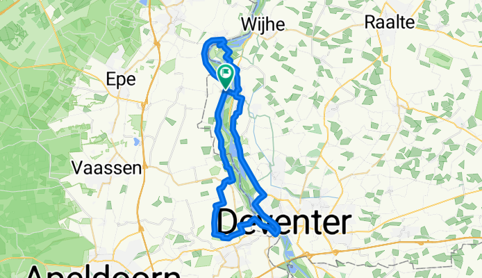2019 04 15 Fietsen langs beide oevers van de IJssel (aangepast) 35km