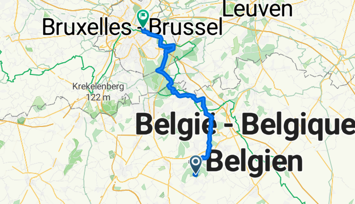 Villers-la-Ville to Brussels