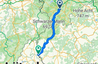 Route in der Bikemap App öffnen