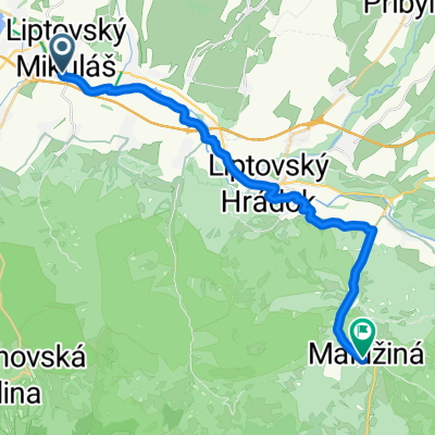 Lipt.Mikuláš - Lipt.Hrádok - Malužiná