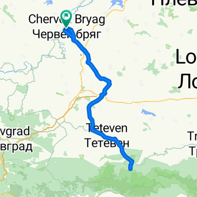 Червен бряг - Рибарица - Червен бряг