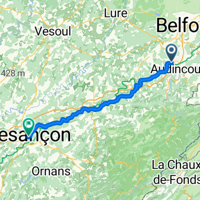 Montbéliard Besançon