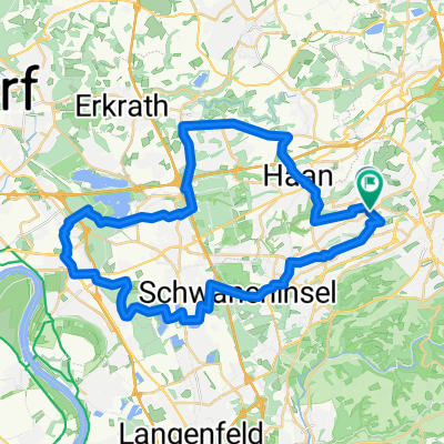 Solingen - Haan - Hilden - Benrath - Solingen