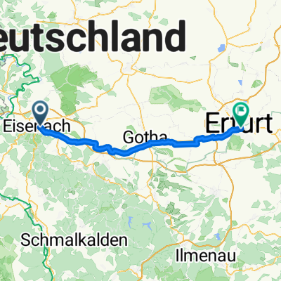 Eisenach - Erfurt