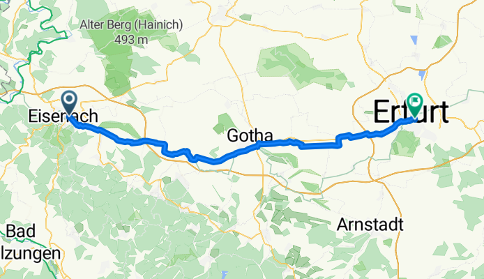 Eisenach - Erfurt