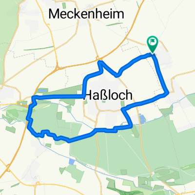 Gerade Fahrt in Böhl-Iggelheim